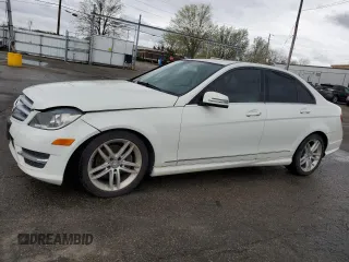 2012 Mercedes-Benz C-Class C 300 Sport with VIN WDDGF8BB6CR232814, listed as a Copart auction lot 51630665 with 126,629 mi miles and Clean Title. Bid and sale history available at carsss.com. Image 1.