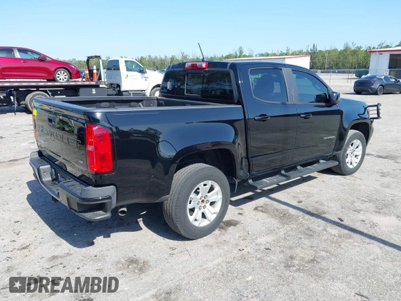 2021 Chevrolet Colorado 2WD LT with VIN 1GCGSCEN1M1131727, listed as a IAAI auction lot 42181484 with 54,764 mi miles and . Bid and sale history available at DreamBid. Image 4.