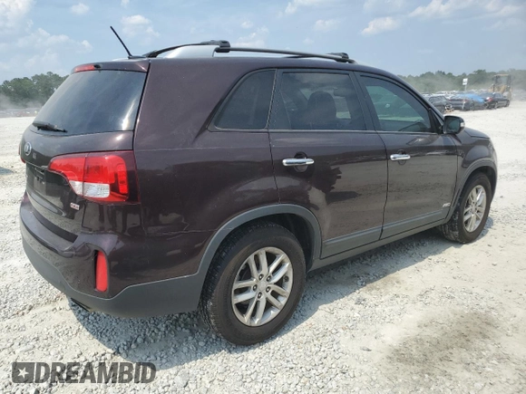 2015 Kia Sorento LX with VIN 5XYKTDA6XFG564185, listed as a Copart auction lot 62695875 with 119,509 mi miles and Clean title. Bid and sale history available at DreamBid. Image 3.