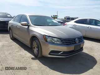 2016 Volkswagen Passat 1.8T S with VIN 1VWAT7A3XGC037642, listed as a IAAI auction lot 41740088 with 223,564 mi miles. Bid and sale history available at carsss.com. Image 1.