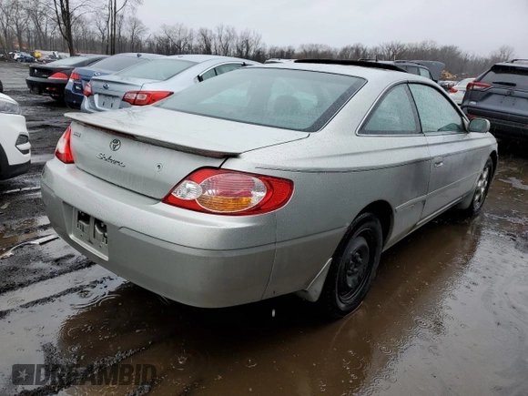2002 Toyota Solara SE with VIN 2T1CF28P42C593010, listed as a Copart auction lot 50085005 with 214,180 mi miles and Salvage Title. Bid and sale history available at DreamBid. Image 3.