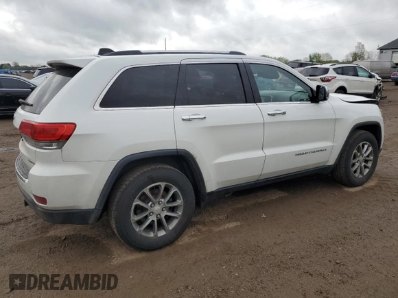 2014 Jeep Grand Cherokee Limited with VIN 1C4RJFBG2EC289826, listed as a Copart auction lot 56578795 with 193,354 mi miles and Clean title. Bid and sale history available at DreamBid. Image 3.