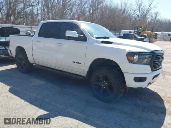 2020 Ram 1500 Big Horn with VIN 1C6SRFFT1LN103090, listed as a IAAI auction lot 41919577 with 70,429 mi miles and . Bid and sale history available at DreamBid. Image 1.