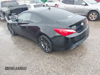 2014 Hyundai Genesis Coupe Premium with VIN KMHHT6KD5EU115007, listed as a IAAI auction lot 42686215 with 137,484 mi miles and . Bid and sale history available at DreamBid. Image 3.