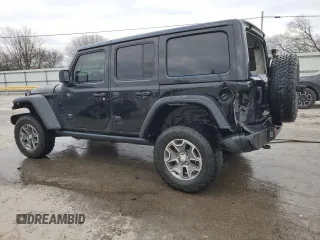 2022 Jeep Wrangler Unlimited Sport with VIN 1C4HJXDG6NW258091, listed as a Copart auction lot 45484735 with 42,534 mi miles and Salvage Title. Bid and sale history available at DreamBid. Image 2.