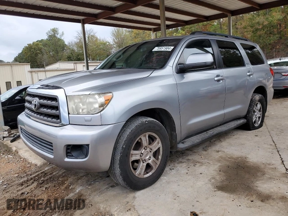 2012 Toyota Sequoia SR5 with VIN 5TDZM5G11CS003322, listed as a Copart auction lot 78951904 with 214,781 mi miles and Clean Title. Bid and sale history available at carsss.com. Image 1.