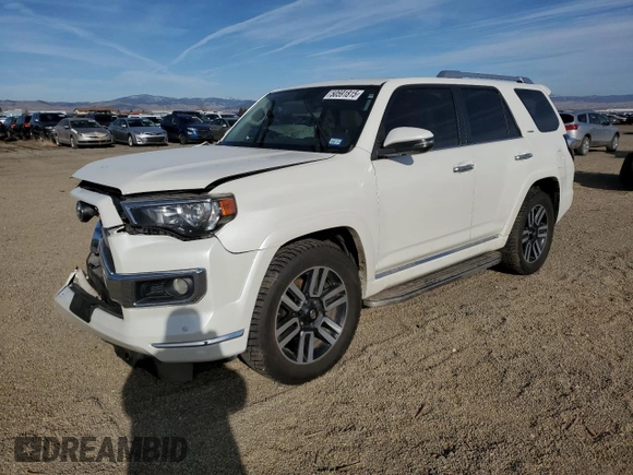2017 Toyota 4Runner SR5 z VIN JTEZU5JR2H5151051, wystawiony jako Copart lot #50591815 z przebiegiem Nie podano mil oraz Szkoda całkowita • Salvage title. Historia ofert i sprzedaży dostępna na DreamBid. Obrazek 1.