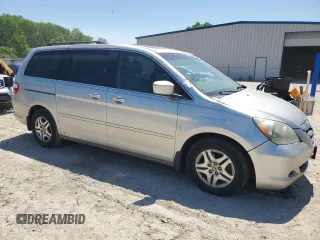 2007 Honda Odyssey EX-L with VIN 5FNRL38707B144337, listed as a Copart auction lot 54353345 with 177,322 mi miles and Salvage Title. Bid and sale history available at DreamBid. Image 4.