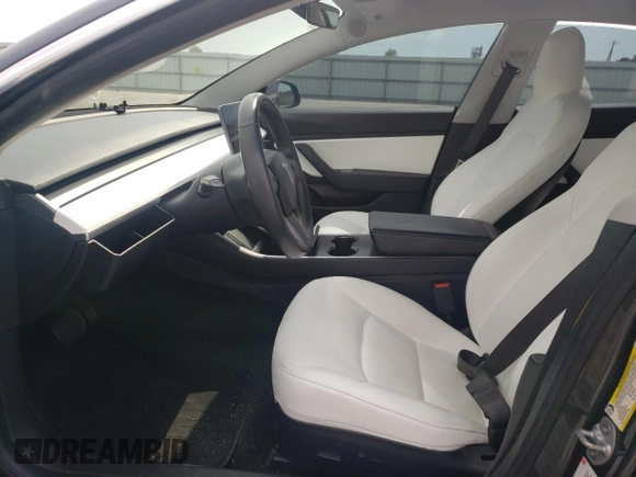 2018 Tesla Model 3 Long Range Battery with VIN 5YJ3E1EBXJF100415, listed as a Copart auction lot 53295825 with Not Provided miles and Salvage Title. Bid and sale history available at DreamBid. Image 7.