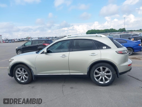 2007 Infiniti FX with VIN JNRAS08W77X205825, listed as a IAAI auction lot 42355789 with 146,275 mi miles and . Bid and sale history available at DreamBid. Image 14.