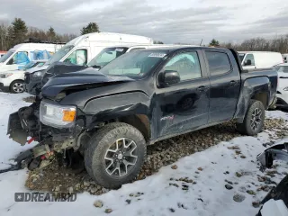 2022 GMC Canyon 4WD AT4 w/Leather with VIN 1GTG6FENXN1294450, listed as a Copart auction lot 80999634 with 0 mi miles and Salvage Title. Bid and sale history available at carsss.com. Image 1.