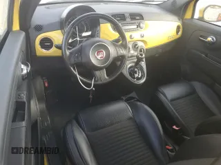2014 FIAT 500 Sport with VIN 3C3CFFBR4ET275850, listed as a Copart auction lot 45354255 with 73,093 mi miles and Salvage Title. Bid and sale history available at carsss.com. Image 8.