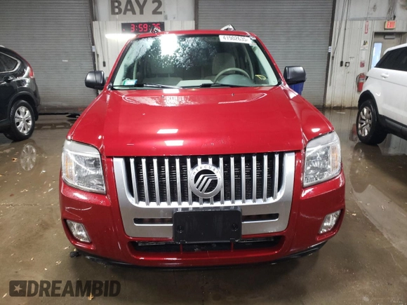 2010 Mercury Mariner with VIN 4M2CN8BGXAKJ25787, listed as a Copart auction lot 41902635 with 98,185 mi miles and Salvage title. Bid and sale history available at DreamBid. Image 5.