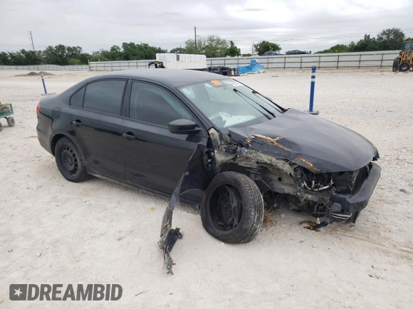 2015 Volkswagen Jetta S with VIN 3VW2K7AJ5FM414316, listed as a Copart auction lot 49685835 with 104,789 mi miles and Salvage title. Bid and sale history available at DreamBid. Image 4.