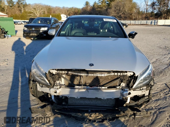 2018 Mercedes-Benz C 300 with VIN 55SWF4KB7JU280340, listed as a Copart auction lot 86372144 with 93,997 mi miles and Salvage Title. Bid and sale history available at DreamBid. Image 5.
