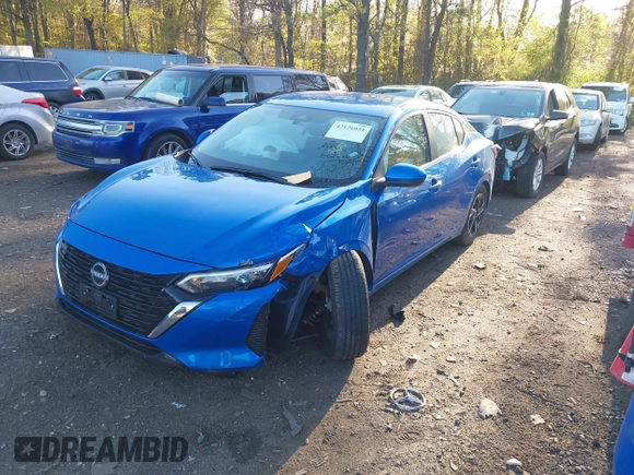 2024 Nissan Sentra SV with VIN 3N1AB8CV9RY345103, listed as a IAAI auction lot 42126051 with 15,702 mi miles and . Bid and sale history available at DreamBid. Image 18.