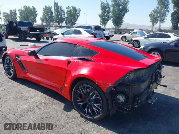 2016 Chevrolet Corvette Z06 3LZ with VIN 1G1YU2D62G5609288, listed as a IAAI auction lot 42498445 with 55,696 mi miles and . Bid and sale history available at DreamBid. Image 6.