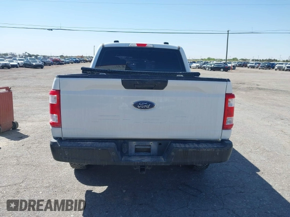 2022 Ford F-150 XL with VIN 1FTFW1E53NFA27670, listed as a IAAI auction lot 41976233 with 116,691 mi miles. Bid and sale history available at carsss.com. Image 16.