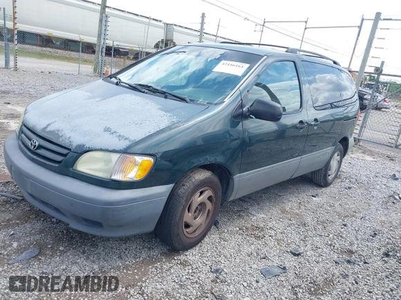 2002 Toyota Sienna CE z VIN 4T3ZF19C72U437680, wystawiony jako IAAI lot #42116161 z przebiegiem 229 779 mil mil oraz . Historia ofert i sprzedaży dostępna na DreamBid. Obrazek 2.