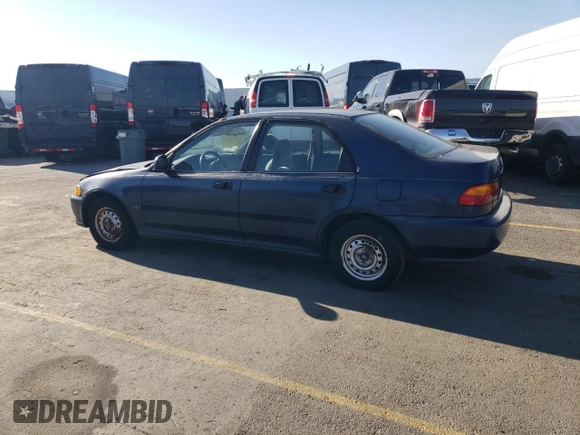 1995 Honda Civic DX z VIN 1HGEG8545SL057793, wystawiony jako Copart lot #83930844 z przebiegiem 209 745 mil mil oraz Czysty tytuł • Clean title. Historia ofert i sprzedaży dostępna na DreamBid. Obrazek 2.
