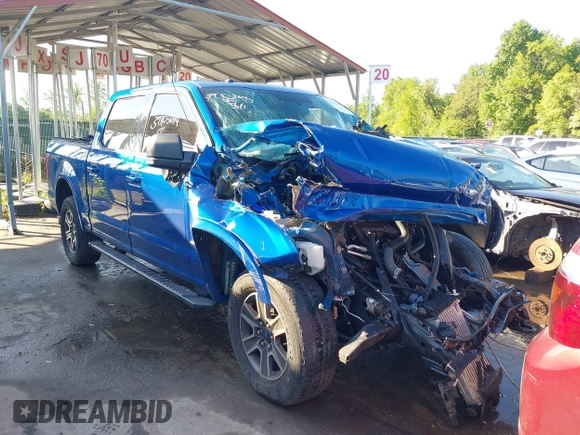 2017 Ford F-150 XL with VIN 1FTEW1EP3HFC50552, listed as a IAAI auction lot 39303694 with 102,782 mi miles. Bid and sale history available at carsss.com. Image 1.