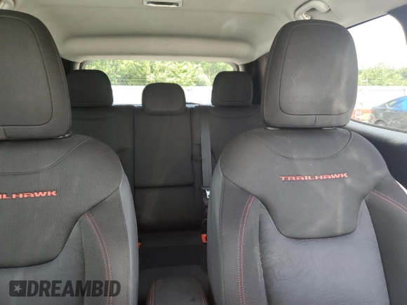 2016 Jeep Renegade Trailhawk with VIN ZACCJBCTXGPC45033, listed as a Copart auction lot 63483245 with 152,198 mi miles and Salvage title. Bid and sale history available at DreamBid. Image 10.
