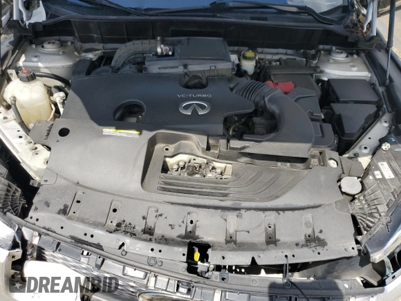 2019 Infiniti QX50 Luxe with VIN 3PCAJ5M10KF115123, listed as a Copart auction lot 57309395 with 122,978 mi miles and Salvage title. Bid and sale history available at DreamBid. Image 12.