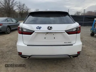 2020 Lexus RX with VIN 2T2HZMDA3LC221455, listed as a Copart auction lot 50994835 with 41,324 mi miles and Salvage Title. Bid and sale history available at carsss.com. Image 6.