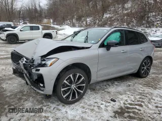 2023 Volvo XC60 Plus Dark Theme with VIN YV4L12RW8P1392949, listed as a Copart auction lot 44861465 with 0 mi miles and Salvage Title. Bid and sale history available at carsss.com. Image 1.