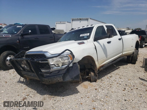 2022 Ram 3500 Tradesman with VIN 3C63RPGL7NG353311, listed as a Copart auction lot 66594704 with 0 mi miles and Salvage Title. Bid and sale history available at carsss.com. Image 1.