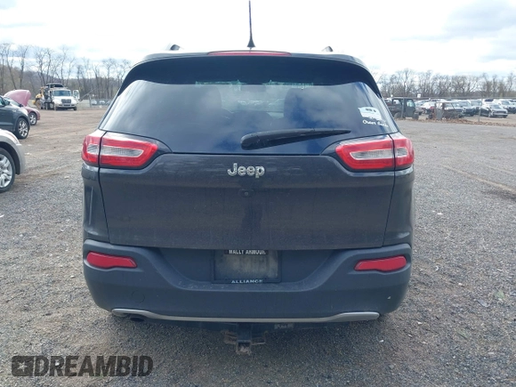 2016 Jeep Cherokee Limited with VIN 1C4PJMDB8GW309110, listed as a IAAI auction lot 41990343 with 163,054 mi miles. Bid and sale history available at carsss.com. Image 17.