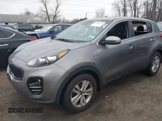 2018 Kia Sportage LX with VIN KNDPMCAC7J7393243, listed as a IAAI auction lot 41484579 with 122,022 mi miles. Bid and sale history available at carsss.com. Image 6.
