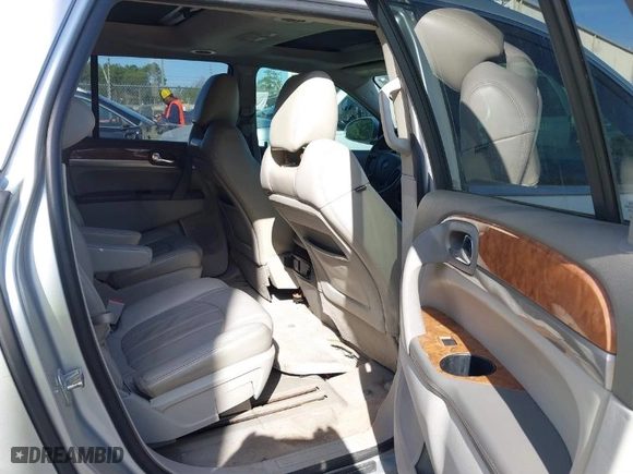 2012 Buick Enclave Leather with VIN 5GAKRCED8CJ363237, listed as a IAAI auction lot 41716465 with 214,685 mi miles. Bid and sale history available at carsss.com. Image 8.