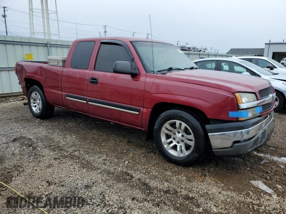 2005 Chevrolet Silverado 1500 LS with VIN 2GCEC19T551393165, listed as a Copart auction lot 51863175 with 280,152 mi miles and Salvage Title. Bid and sale history available at DreamBid. Image 4.