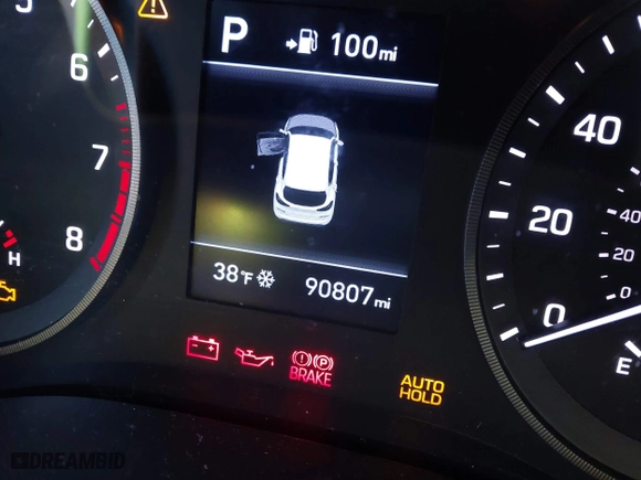 2019 Hyundai Tucson Value with VIN KM8J33A4XKU979791, listed as a IAAI auction lot 41255630 with 90,807 mi miles. Bid and sale history available at carsss.com. Image 15.