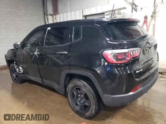 2019 Jeep Compass Sport with VIN 3C4NJDAB0KT802788, listed as a Copart auction lot 39840144 with 121,229 mi miles and Salvage title. Bid and sale history available at DreamBid. Image 2.