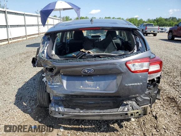 2019 Subaru Impreza with VIN 4S3GTAA62K3750807, listed as a Copart auction lot 61578465 with 48,820 mi miles and Salvage title. Bid and sale history available at DreamBid. Image 6.
