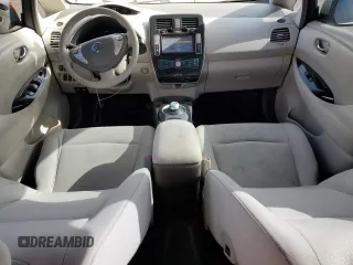 2012 Nissan LEAF SL with VIN JN1AZ0CP9CT020398, listed as a Copart auction lot 50673605 with 61,038 mi miles and Salvage Title. Bid and sale history available at carsss.com. Image 8.