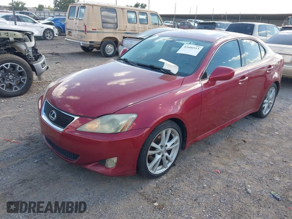 2006 Lexus IS 250 with VIN JTHBK262X65000167, listed as a IAAI auction lot 42600513 with 267,664 mi miles and . Bid and sale history available at DreamBid. Image 2.