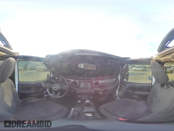 2018 Jeep Wrangler Unlimited Sport S with VIN 1C4HJXDGXJW130690, listed as a Copart auction lot 46921725 with 107,616 mi miles and Salvage title. Bid and sale history available at DreamBid. Image 12.