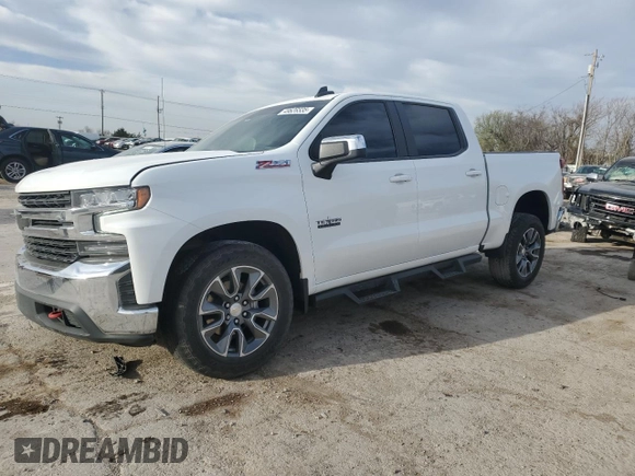 2021 Chevrolet Silverado 1500 LT with VIN 1GCUYDED5MZ142388, listed as a Copart auction lot 49626535 with 49,952 mi miles and Salvage Title. Bid and sale history available at DreamBid. Image 1.
