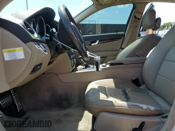 2013 Mercedes-Benz C C 250 Sport with VIN WDDGF4HB8DR250135, listed as a Copart auction lot 55535795 with 185,379 mi miles and Salvage Title. Bid and sale history available at carsss.com. Image 7.