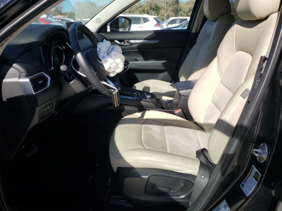 2023 Mazda CX-5 S Select with VIN JM3KFBBM2P0237142, listed as a Copart auction lot 47841235 with 16,911 mi miles and Salvage Title. Bid and sale history available at DreamBid. Image 7.