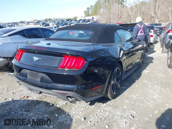 2022 Ford Mustang EcoBoost z VIN 1FATP8UH3N5132239, wystawiony jako IAAI lot #41300099 z przebiegiem 28 473 mil mil oraz . Historia ofert i sprzedaży dostępna na DreamBid. Obrazek 4.