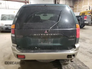 2000 Mitsubishi Montero Sport LS with VIN JA4MT31H2YP811973, listed as a Copart auction lot 42256035 with 164,863 mi miles and Salvage Title. Bid and sale history available at carsss.com. Image 6.