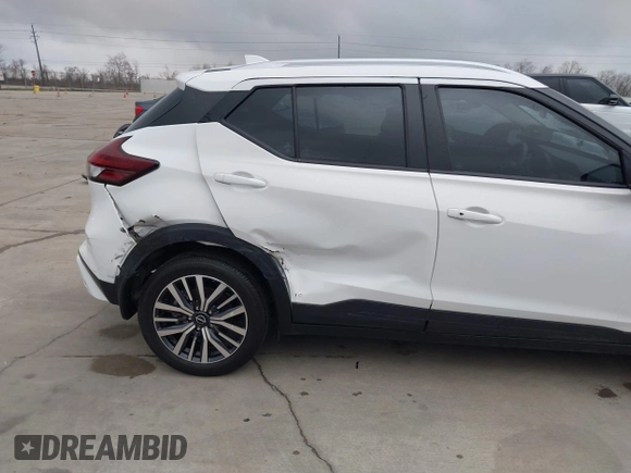 2023 Nissan Kicks SV with VIN 3N1CP5CV5PL487743, listed as a IAAI auction lot 41401511 with 24,670 mi miles. Bid and sale history available at carsss.com. Image 6.