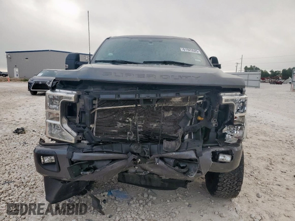 2022 Ford F-250 XL with VIN 1FT7W2BT2NEG33139, listed as a Copart auction lot 61925525 with 53,561 mi miles and Salvage title. Bid and sale history available at DreamBid. Image 5.