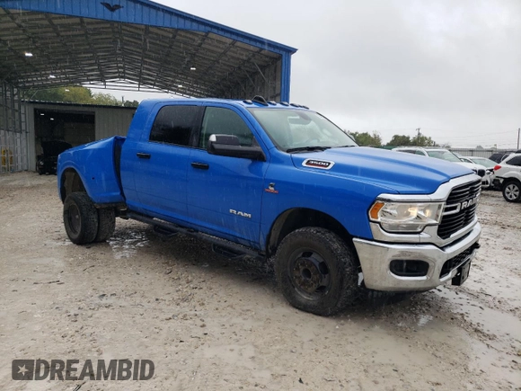 2020 Ram 3500 Big Horn with VIN 3C63RRLL5LG216351, listed as a Copart auction lot 77376504 with 155,924 mi miles and Salvage Title. Bid and sale history available at carsss.com. Image 4.
