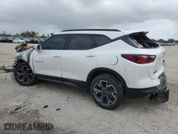 2020 Chevrolet Blazer RS z VIN 3GNKBERS2LS631437, wystawiony jako Copart lot #85185324 z przebiegiem Nie podano mil oraz Nie do naprawy • Non repairable. Historia ofert i sprzedaży dostępna na DreamBid. Obrazek 2.