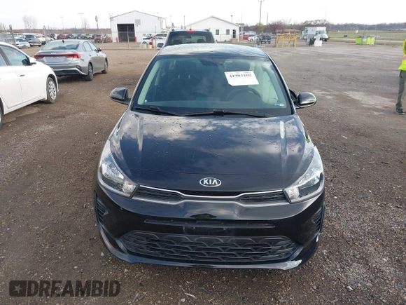 2021 Kia Rio LX with VIN 3KPA24AD3ME430657, listed as a IAAI auction lot 41903102 with 29,473 mi miles and . Bid and sale history available at DreamBid. Image 12.